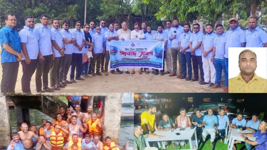 রেজওয়ান আহমদ: টাঙ্গুয়ার হাওরে বিএমজেএ-এর মিলনমেলা