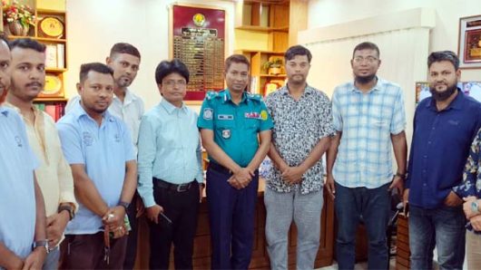 বিএমজেএ সিলেট বিভাগীয় কমিটির সাথে পুলিশ কমিশনারের মতবিনিময়