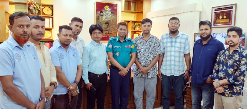 বিএমজেএ সিলেট বিভাগীয় কমিটির সাথে পুলিশ কমিশনারের মতবিনিময়