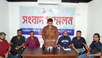 বিএমজেএ সিলেটের সংবাদ সম্মেলনে এনামুল হক: ষড়যন্ত্রে শিকার, বহিষ্কারাদেশ বিবেচনার অনুরোধ