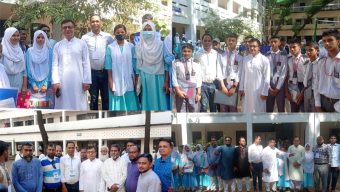 প্যাসিফিক ক্লাব অব বাংলাদেশের আয়োজিত মেধা বৃত্তি পরীক্ষা পরিদর্শনে খন্দকার মুক্তাদির